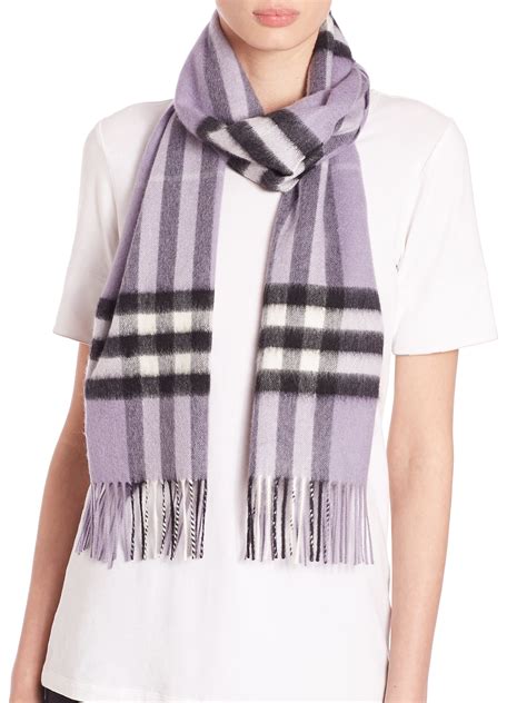 burberry purple cashmere scarf|Burberry b 135 cashmere scarf.